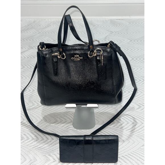 Coach Satchel and Wallet Set  2 Genuine Leather Pieces, One Price - Picture 1 of 15